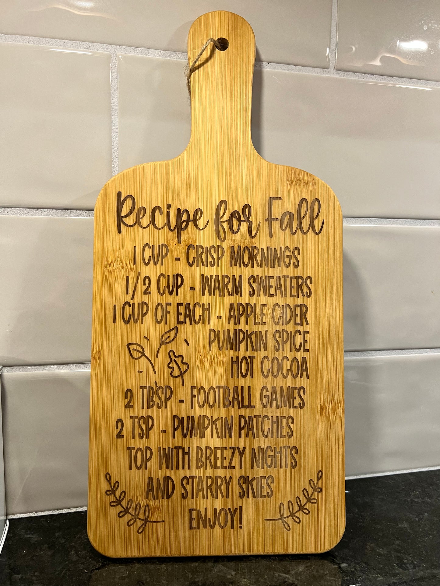 Recipe For Fall