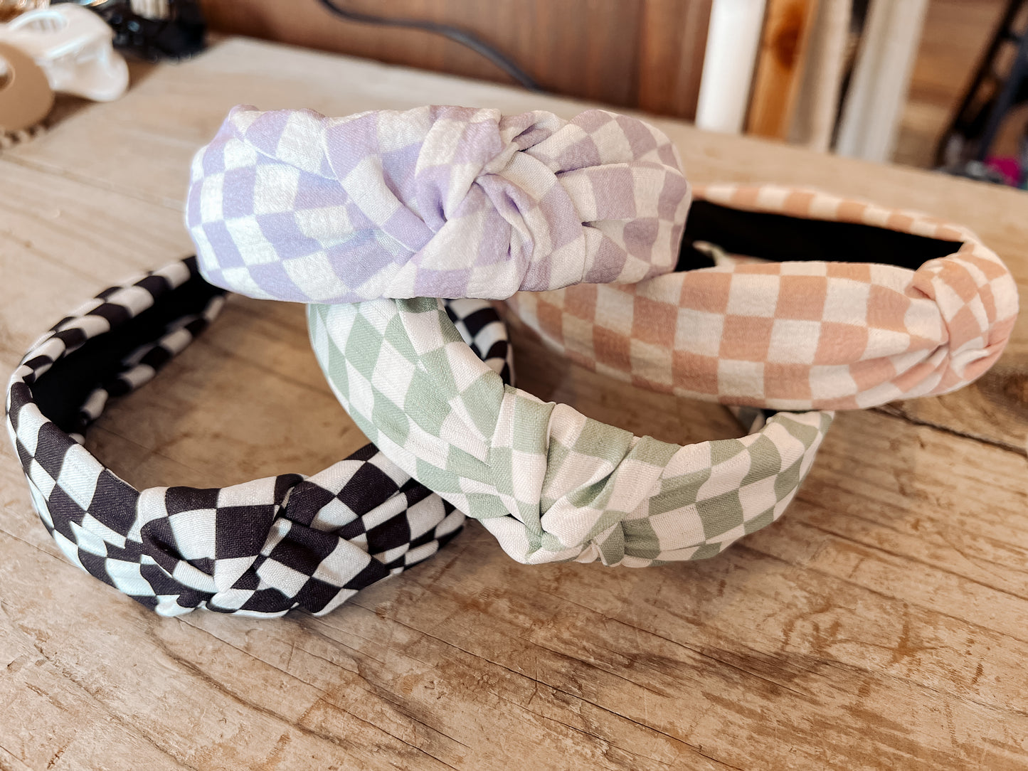 Checkered Headband