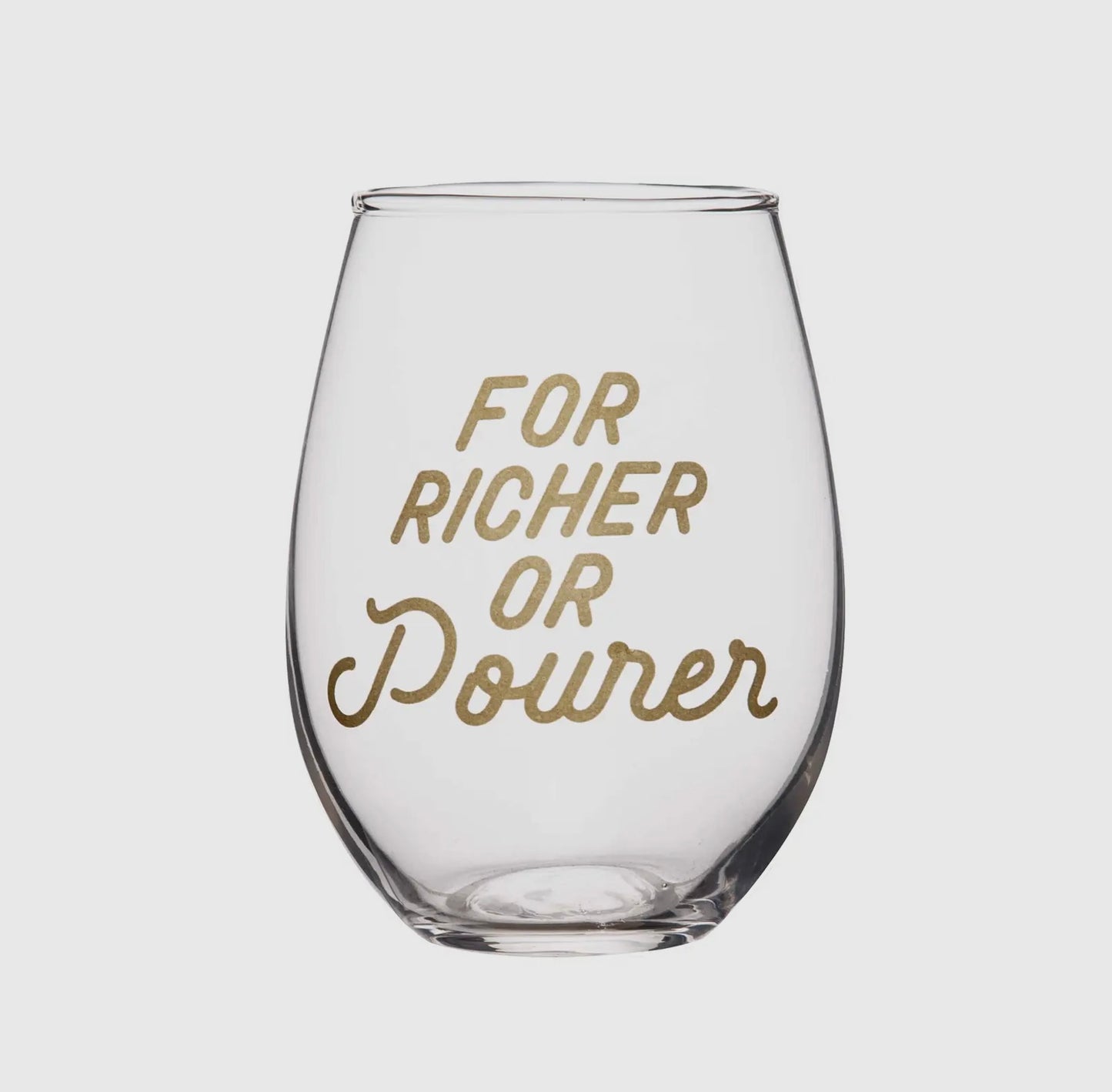 For Richer Wine Glass
