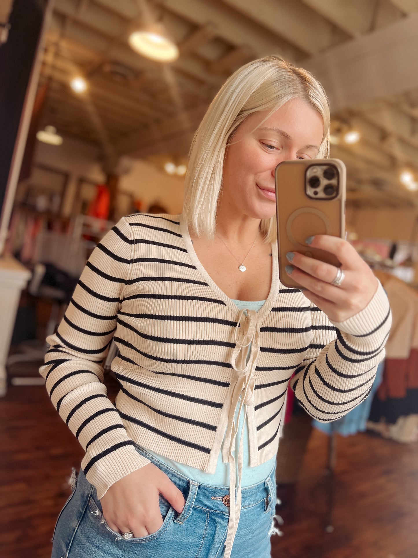 Tie Front Cardigan