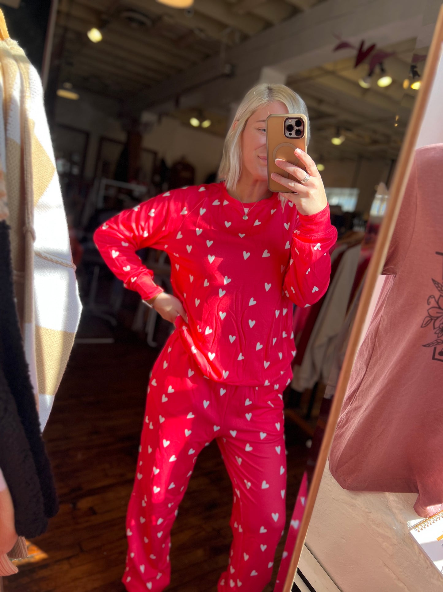 Set - Fiery Valentines PJ’s