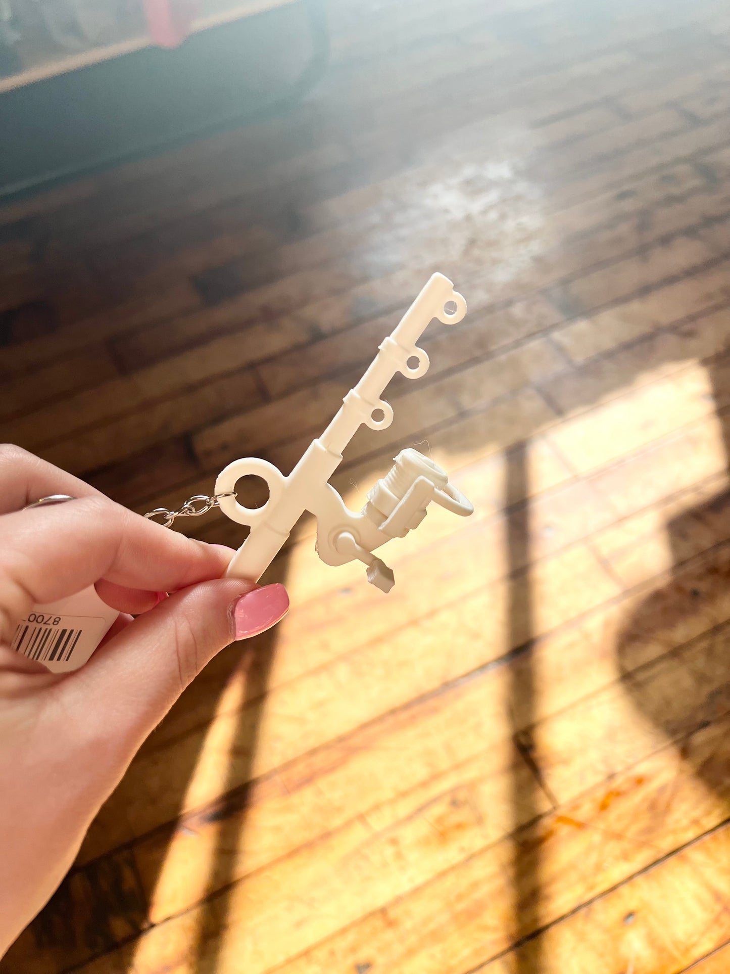Fishing Pole Keychain