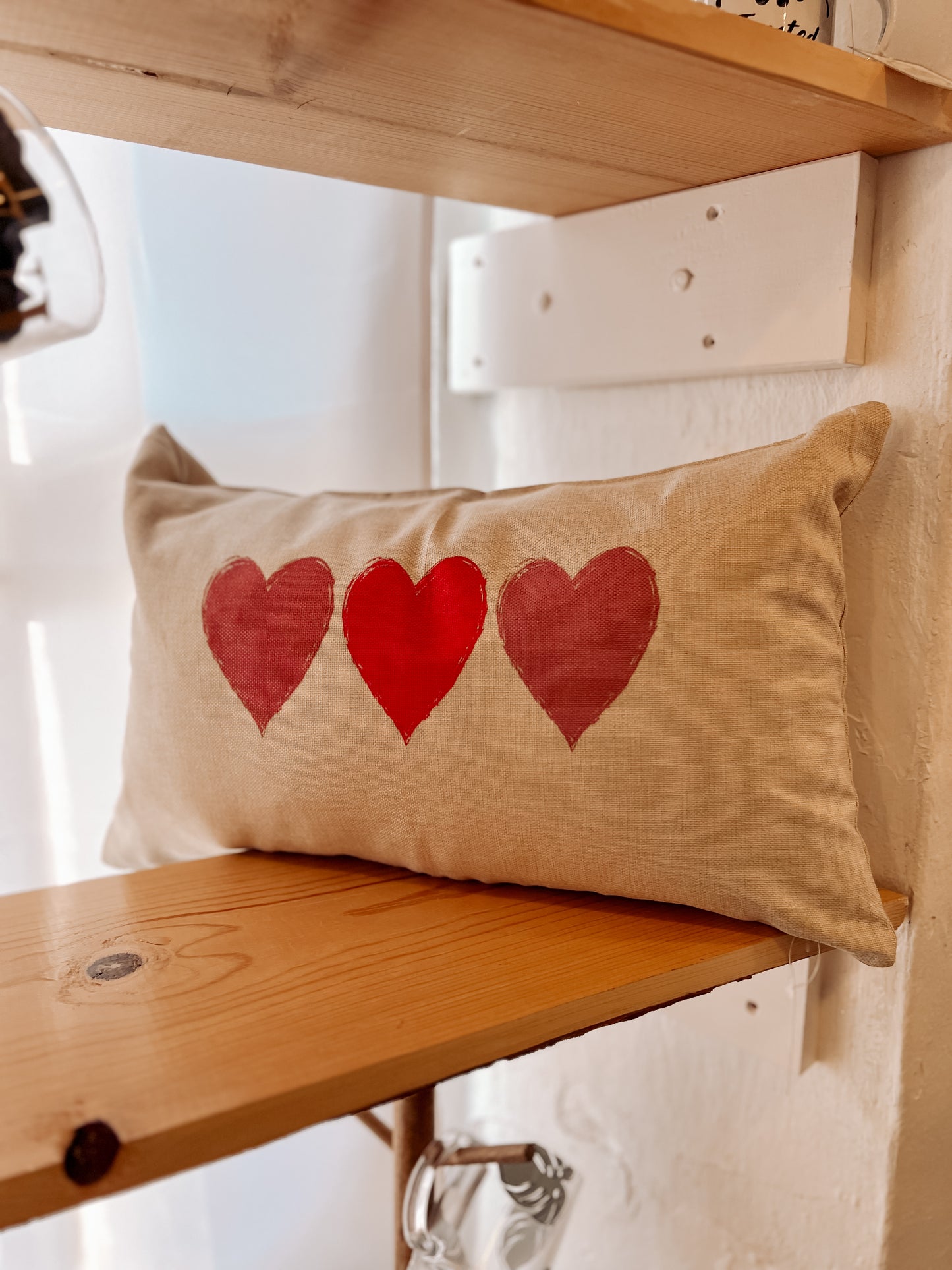 Tri Heart Pillow
