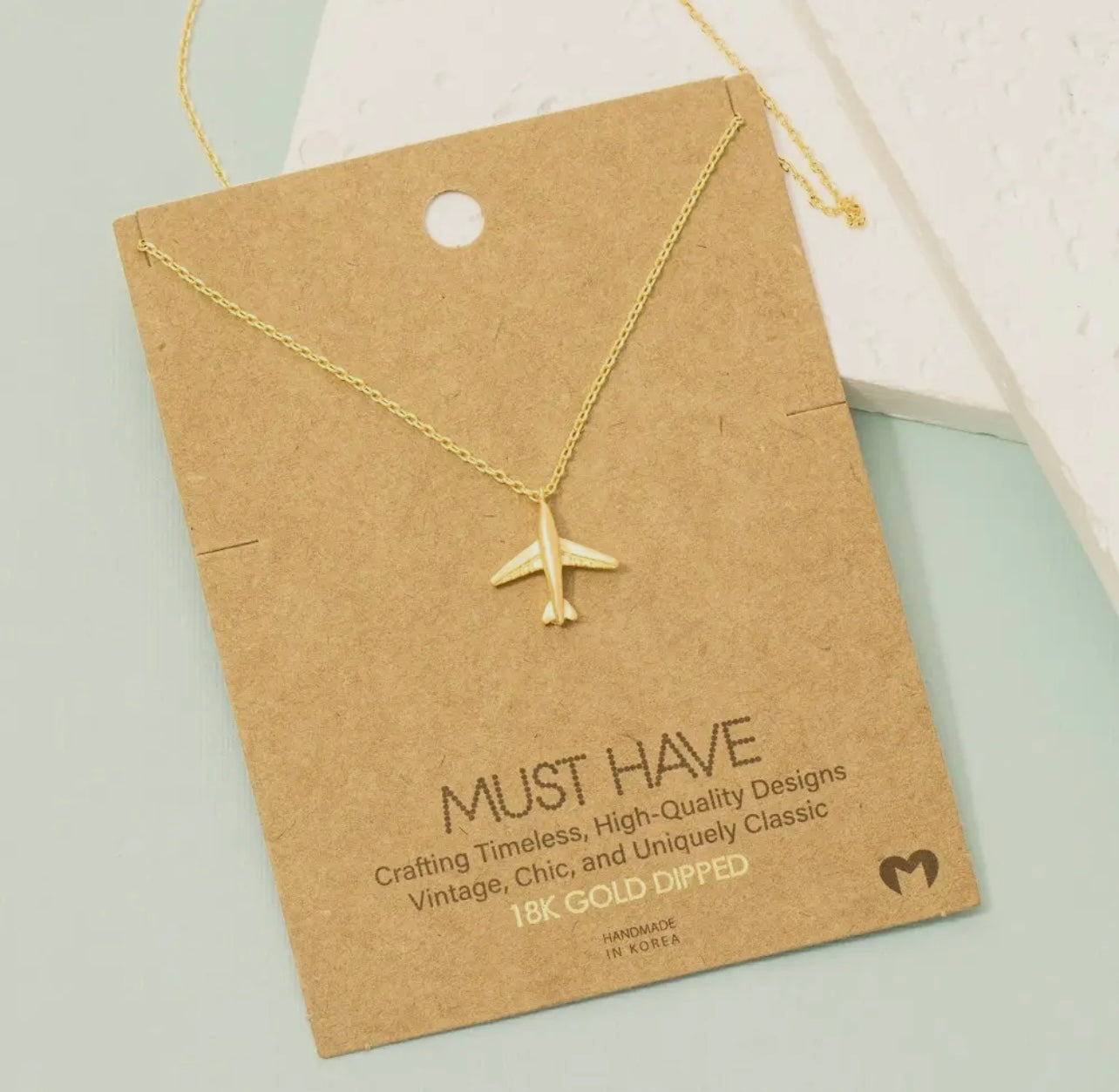 Airplane Necklace