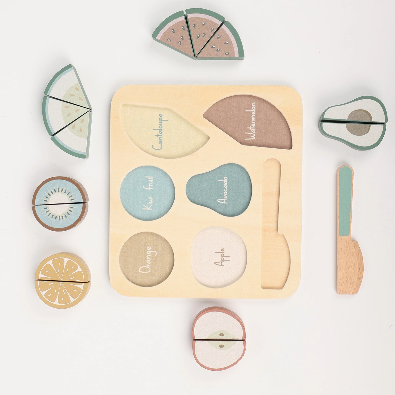 Wooden Fruit Puzzle