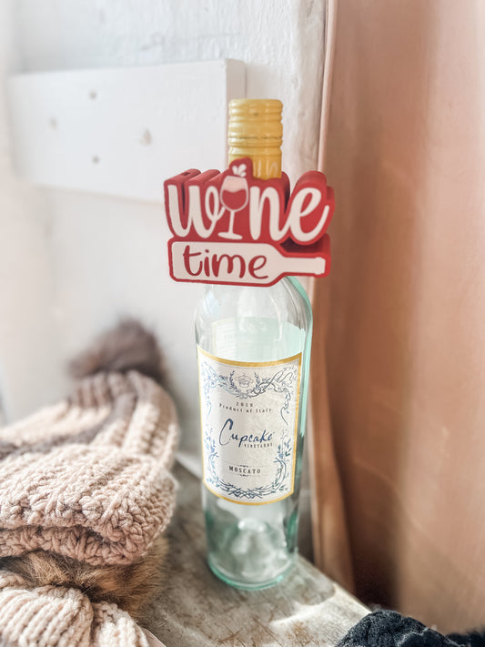 Wine Time Charm