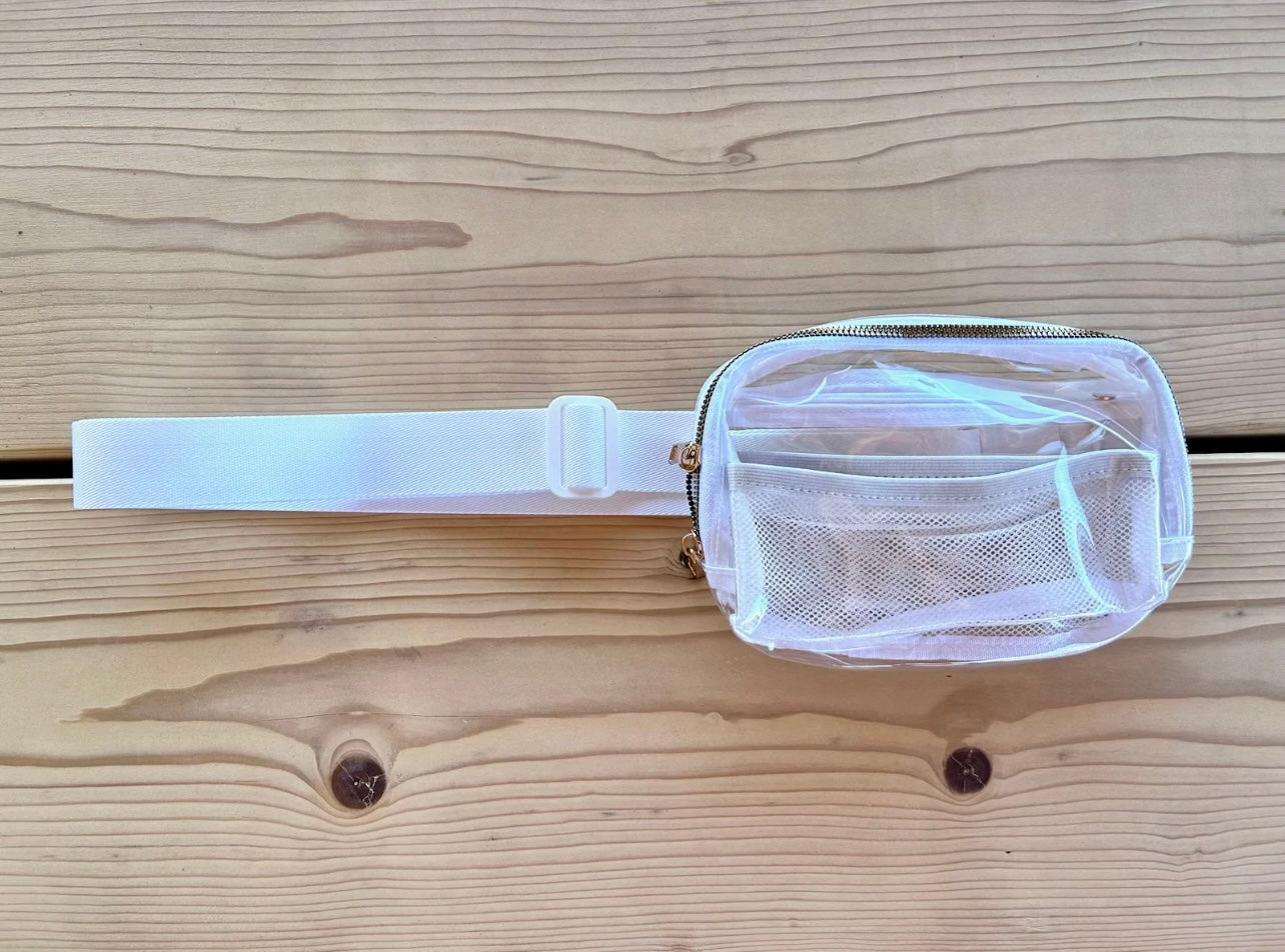 Clear Gameday Bumbag