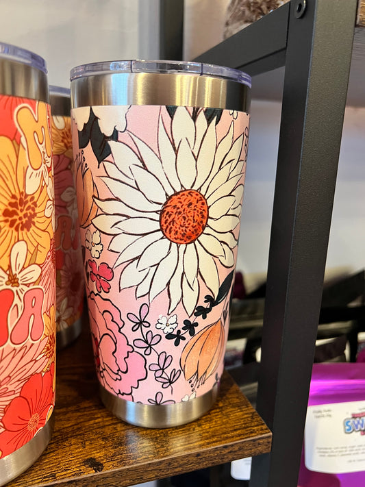 Pink Floral 20oz