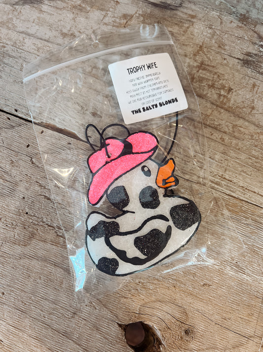 Cow Print Duck - Trophy Wife