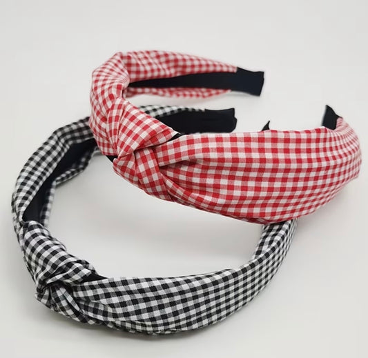 Checkered Headbands
