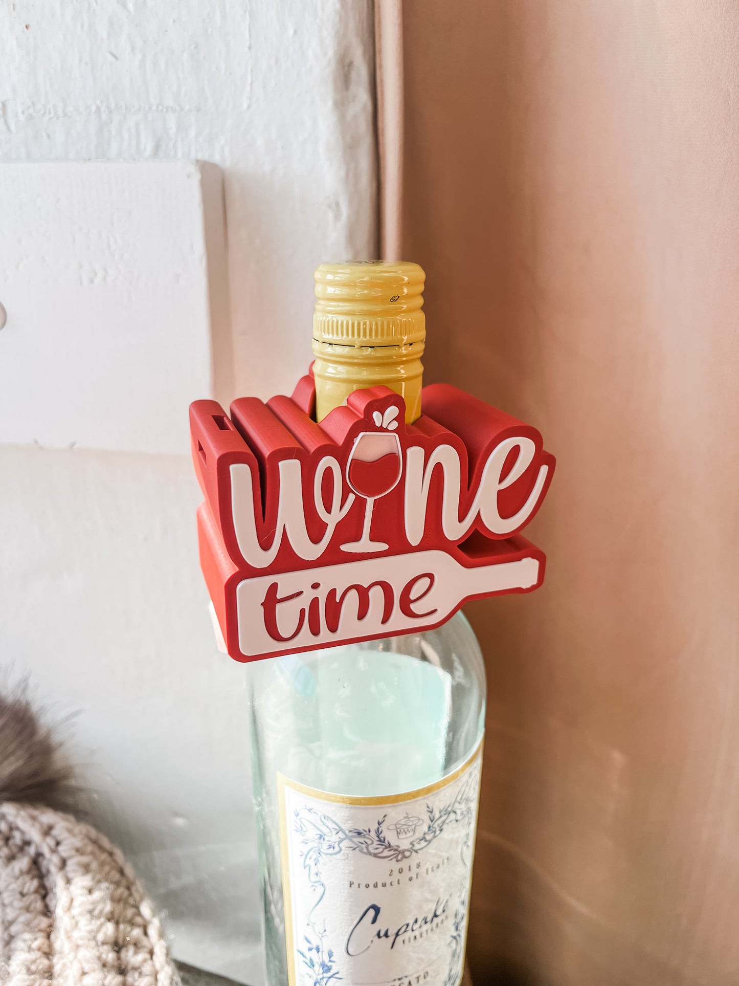 Wine Time Charm