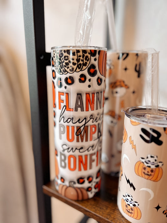 Flannels, Pumpkins, Bonfire 20oz