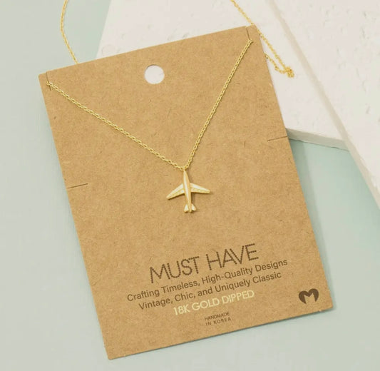 Airplane Necklace