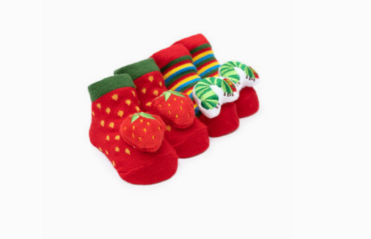 Caterpillar Baby Socks