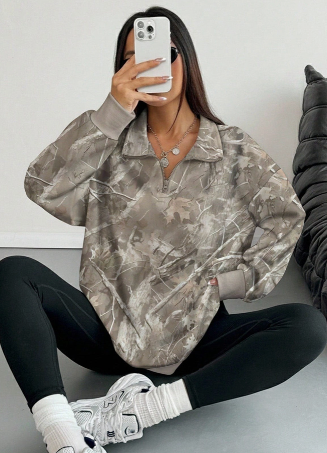 Camo Quarter Zip