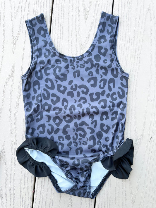 Black Leopard Swimsuit