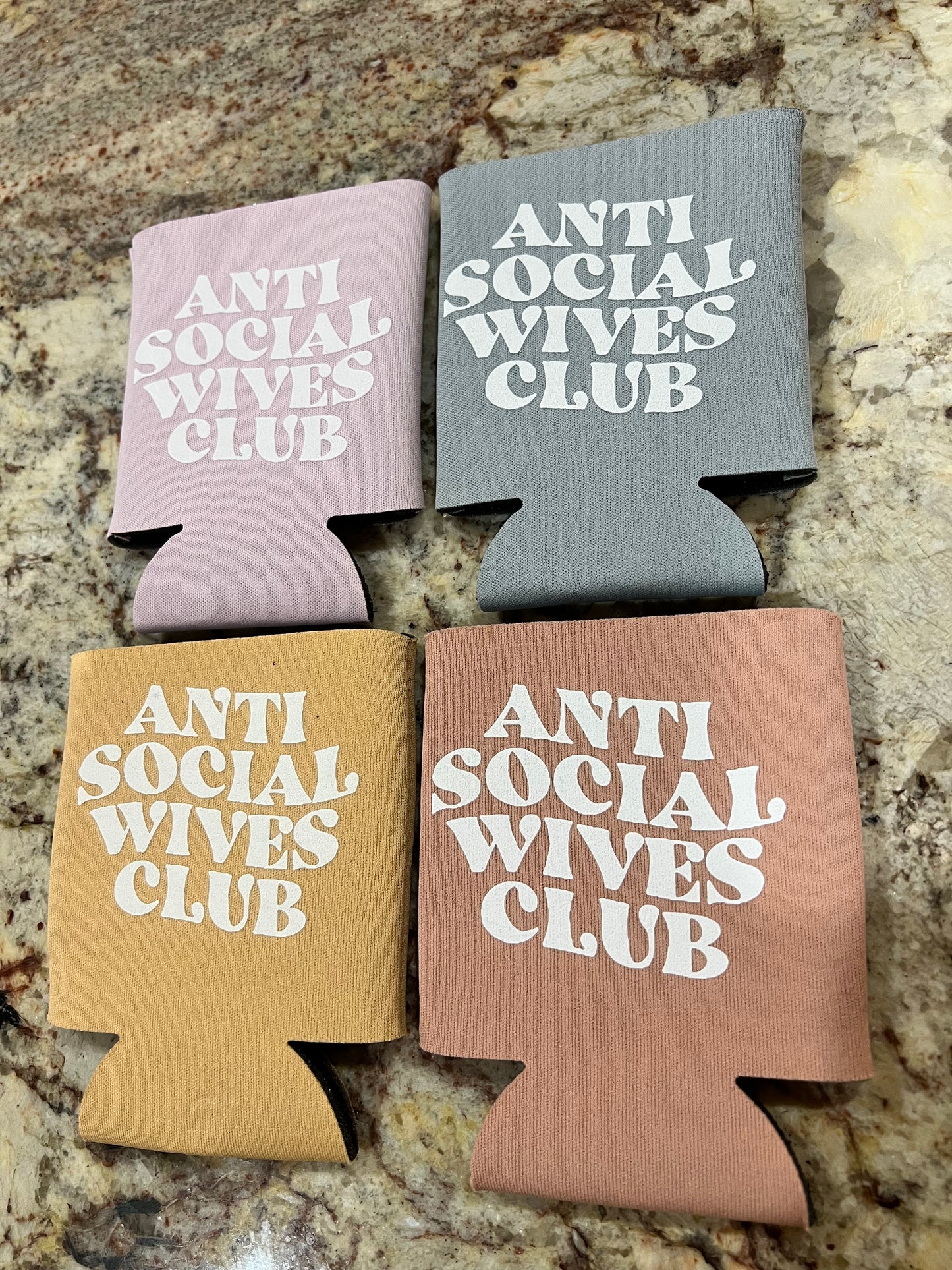 Anti Social Wives Club Koozie