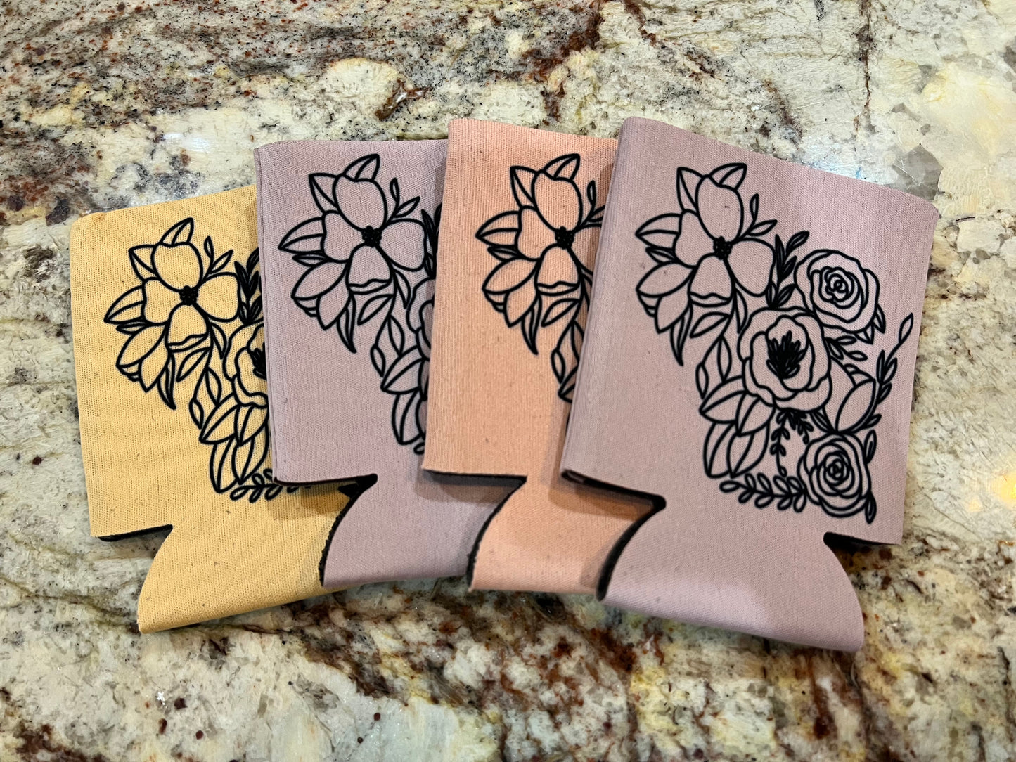 Floral Koozie