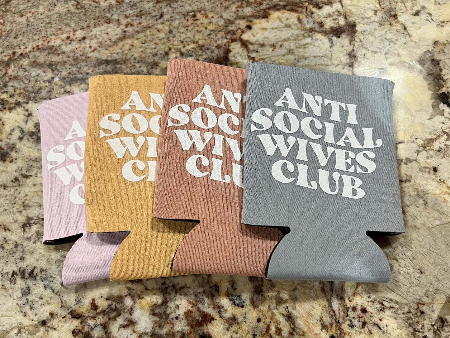 Anti Social Wives Club Koozie