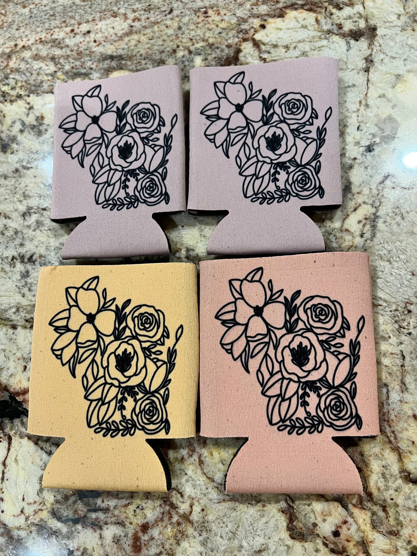 Floral Koozie